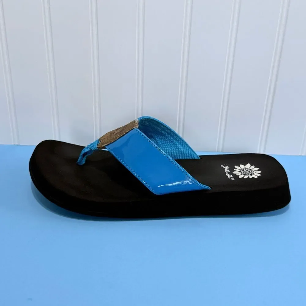 Yellow Box Women’s Black and Blue Sandals Size 7.5 - Picture 6 of 13